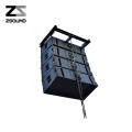 ZSOUND exclusive line array sound system dual 12inch 3 way speaker for meeting room